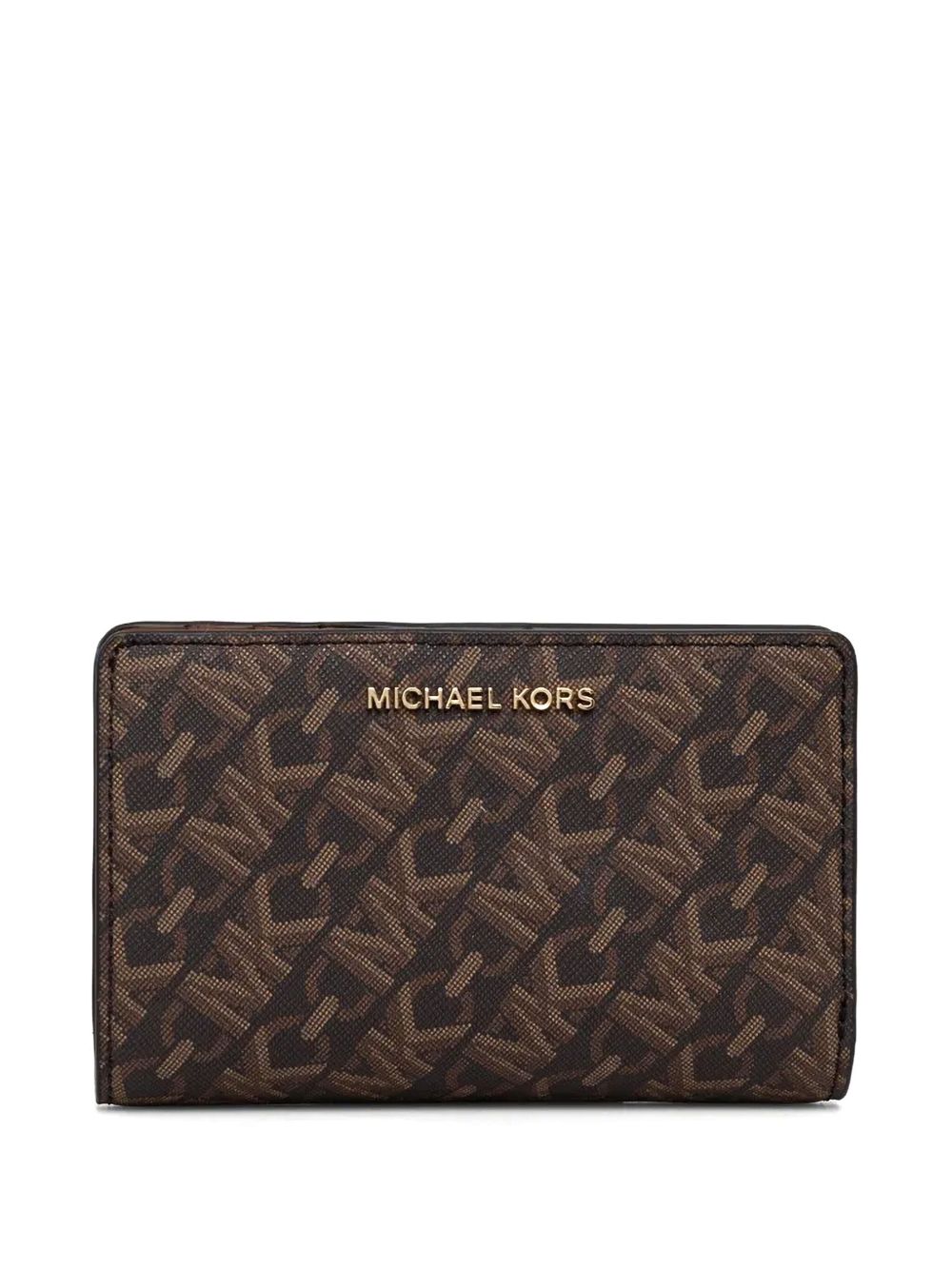 Michael Michael Kors Empire 中号钱包 - 褐色