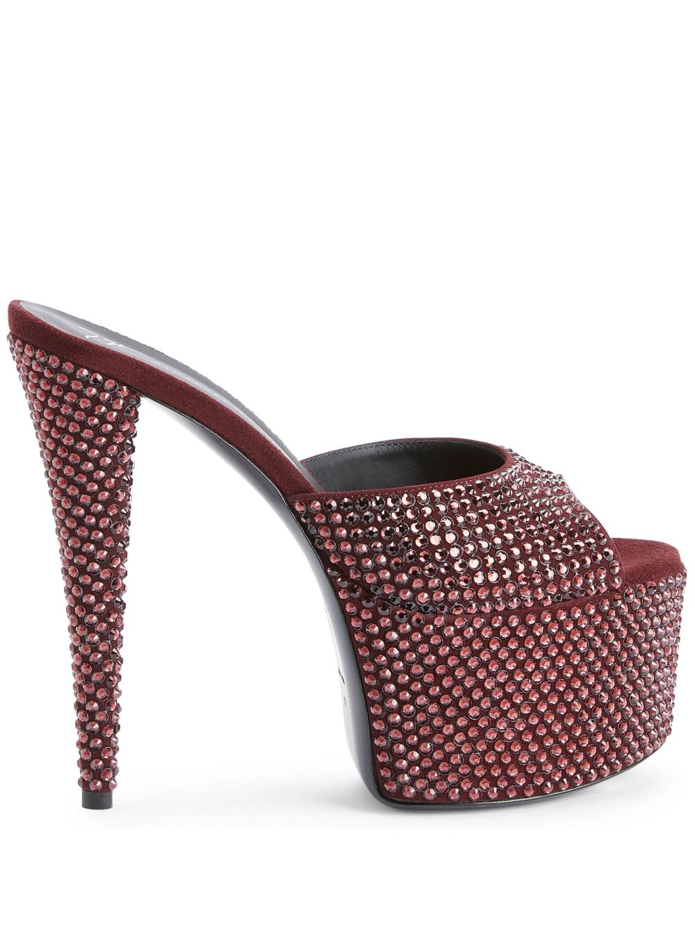 Giuseppe Zanotti Gz Aida 高跟穆勒鞋 - 红色