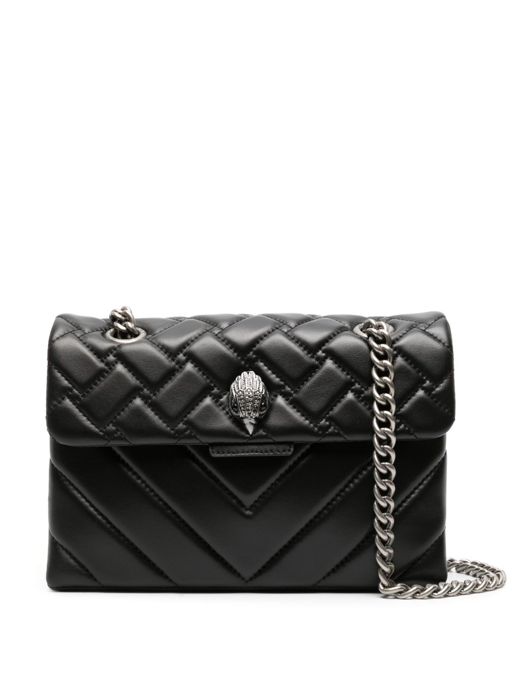 Kurt Geiger London Kensington 皮质单肩包 - 黑色