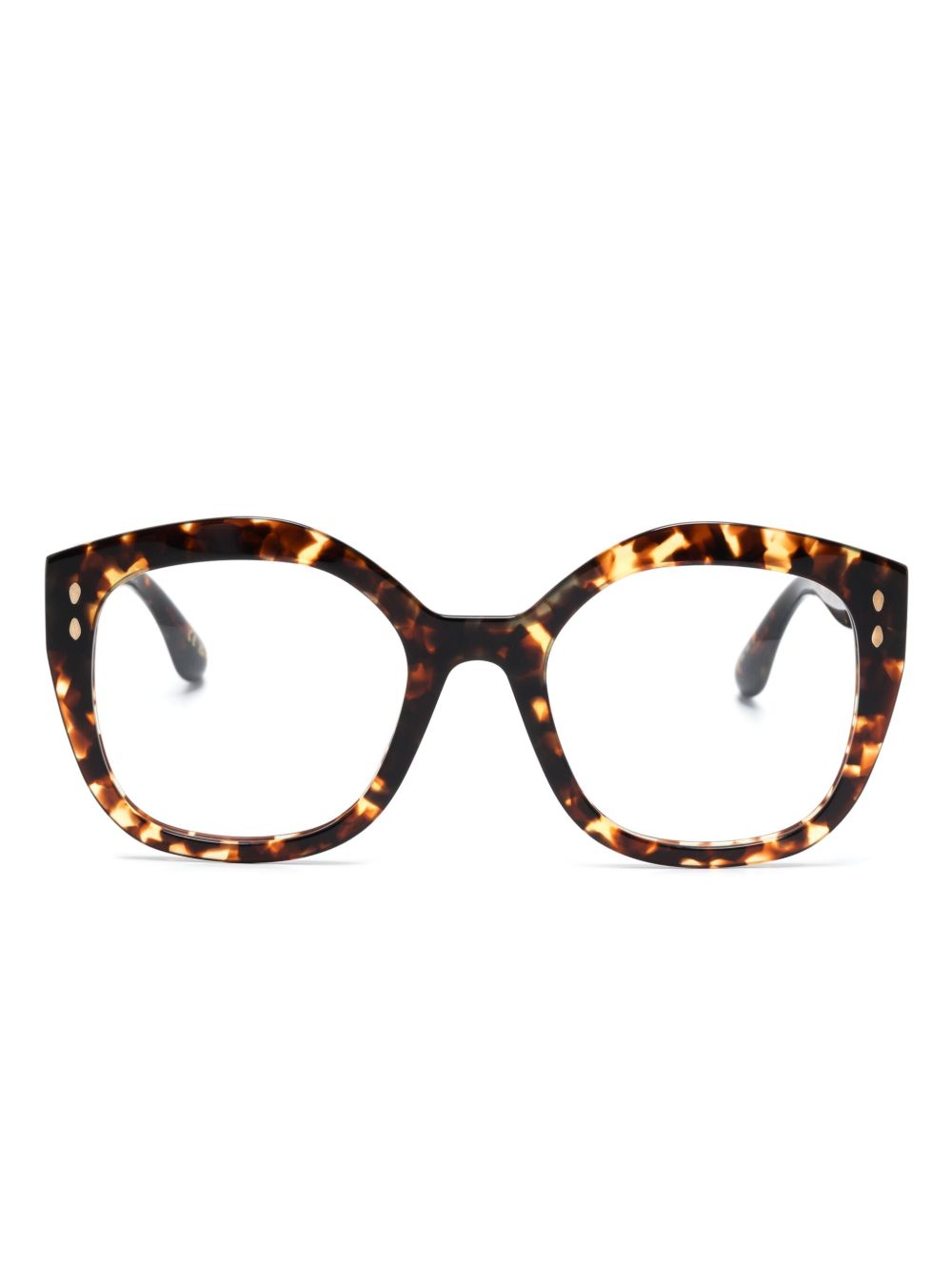 Isabel Marant Eyewear 0141 蝴蝶形镜框眼镜 - 褐色