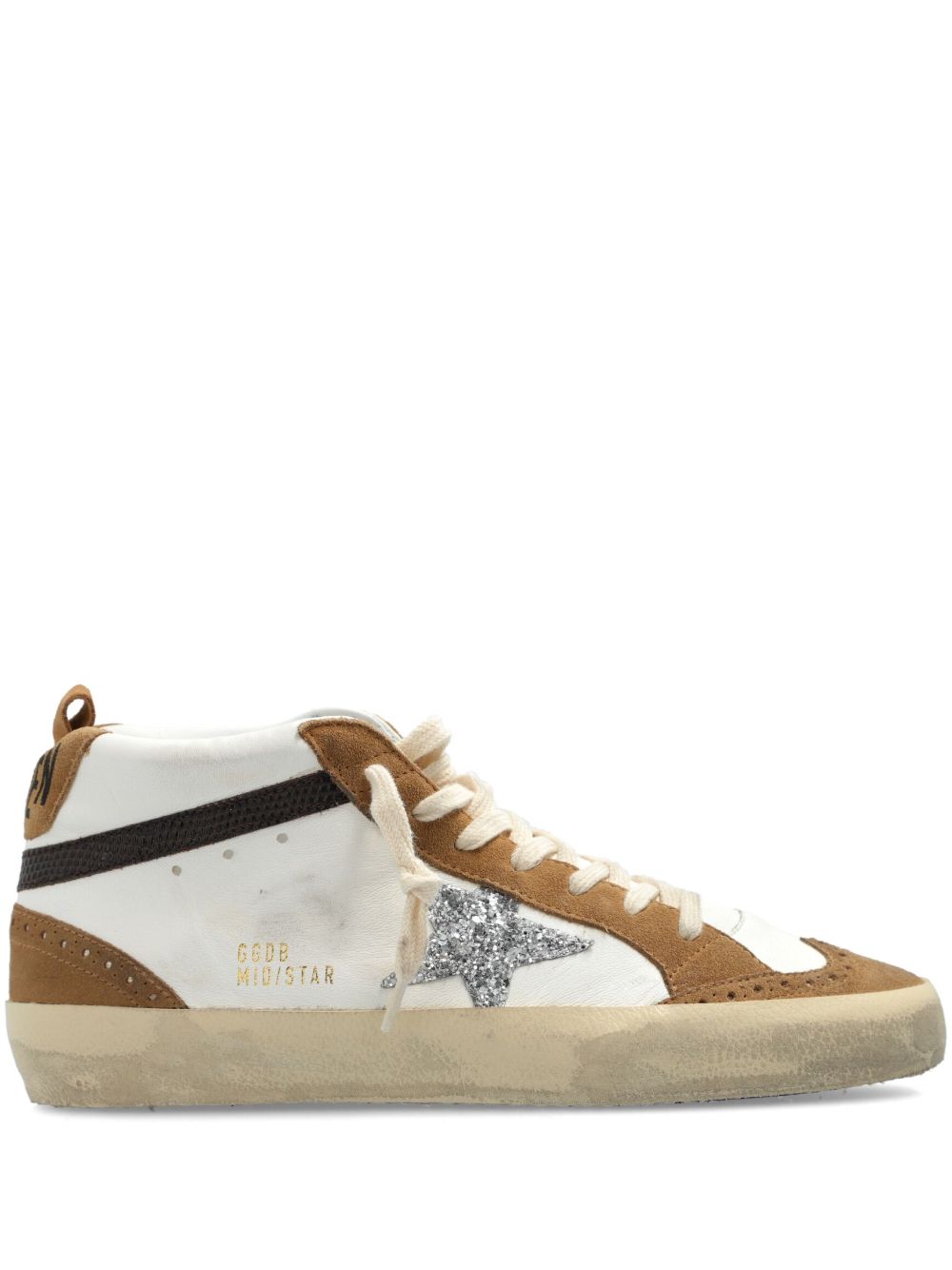 Golden Goose Mid Star Classic 运动鞋 - 褐色