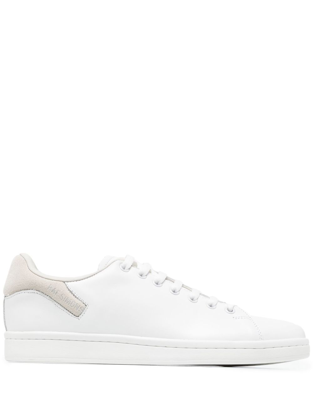 Raf Simons Orion 低帮皮质板鞋 - 白色