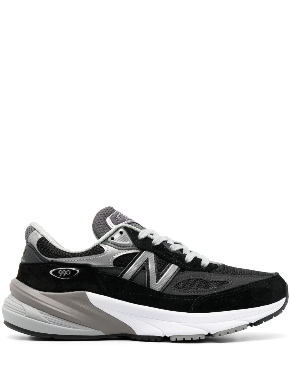 New Balance 990 低帮拼接运动鞋 - 黑色