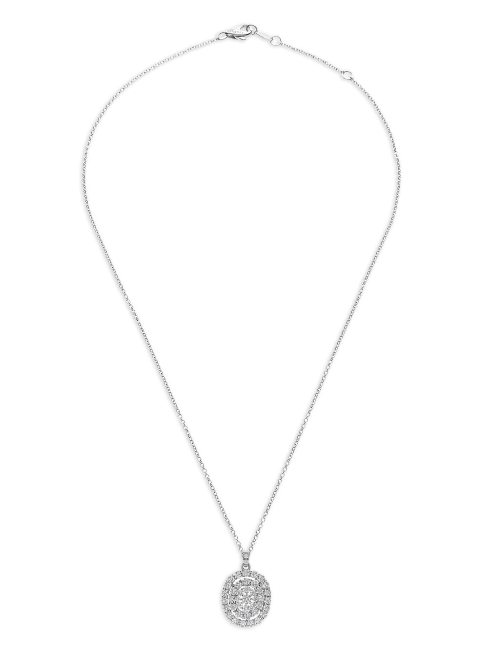 LEO PIZZO 18K白金 Must Have 钻石项链 - 银色