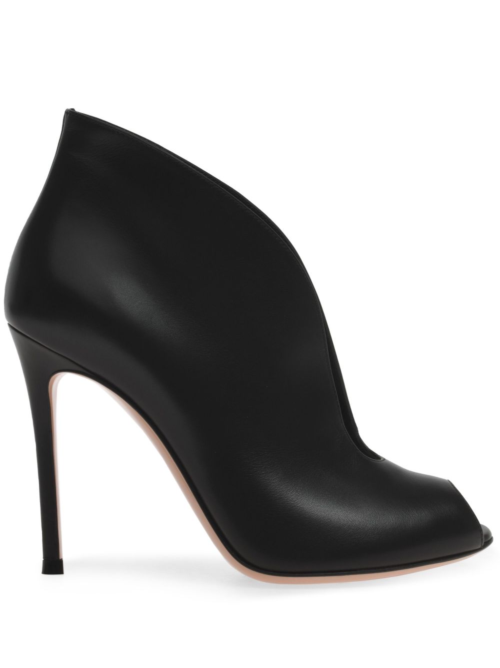 Gianvito Rossi Vamp 高跟靴（10.5厘米） - 黑色