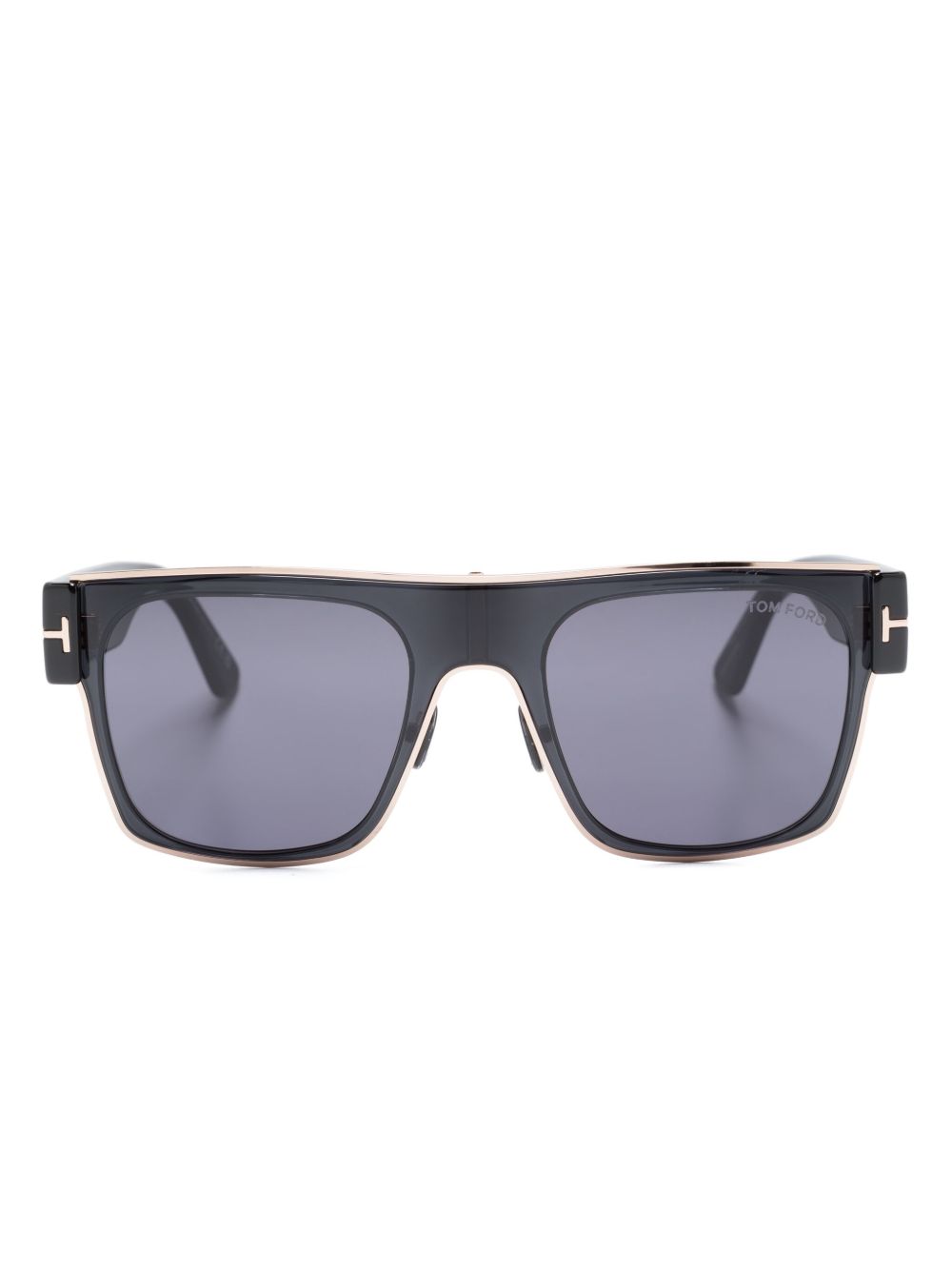 TOM FORD Eyewear Edwin 方框太阳眼镜 - 黑色