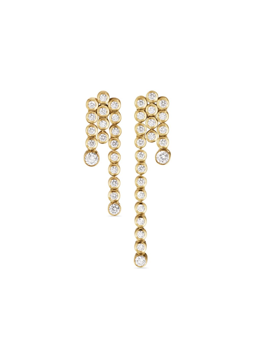 Sophie Bille Brahe 18K黄金 La Danse Diamant 钻石耳环 - 金色