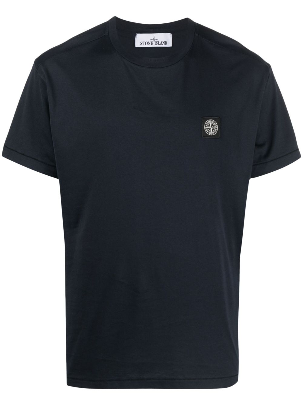 Stone Island 罗盘贴花棉T恤 - 蓝色