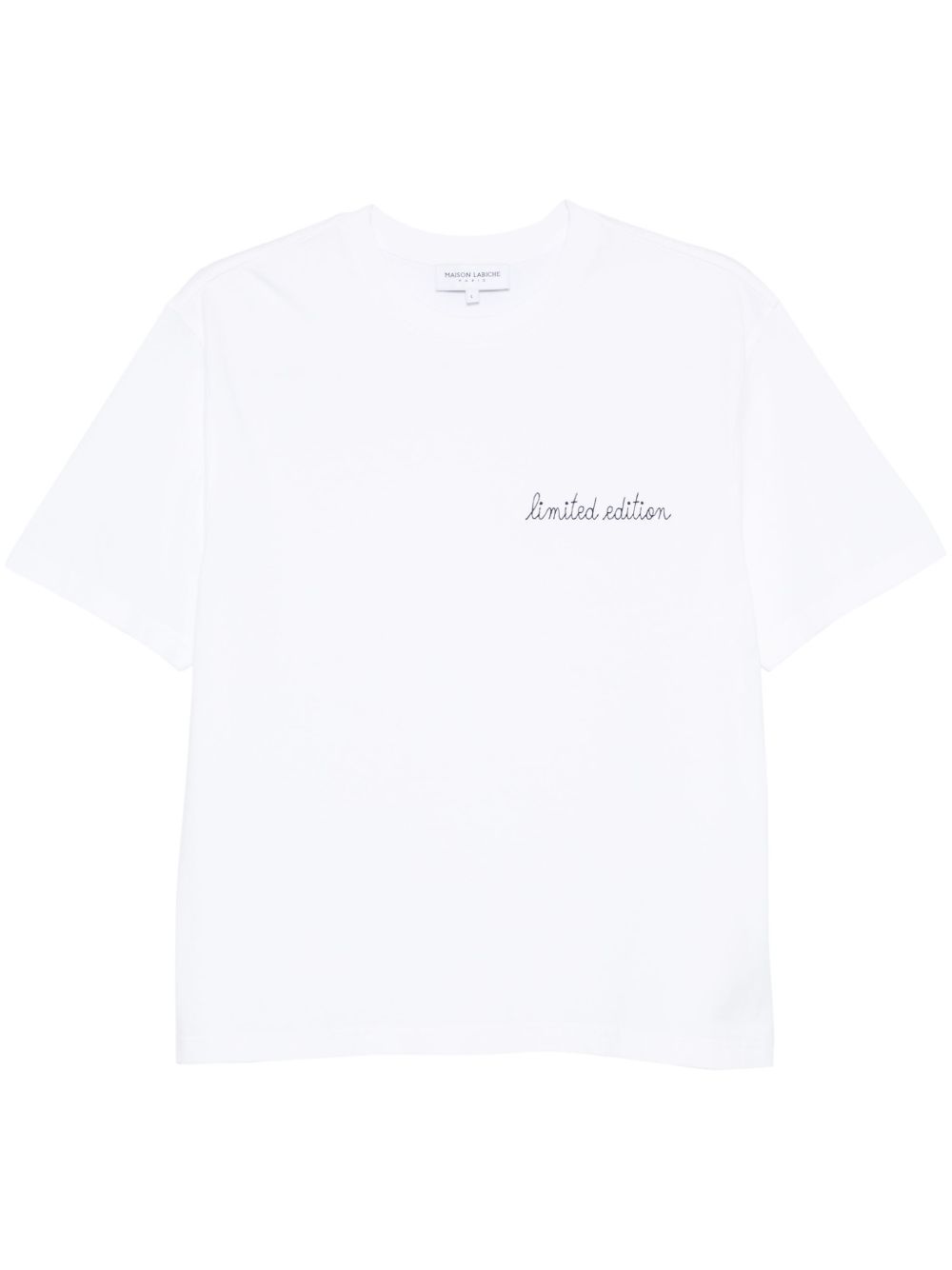 Maison Labiche Limited Edition 刺绣T恤 - 白色