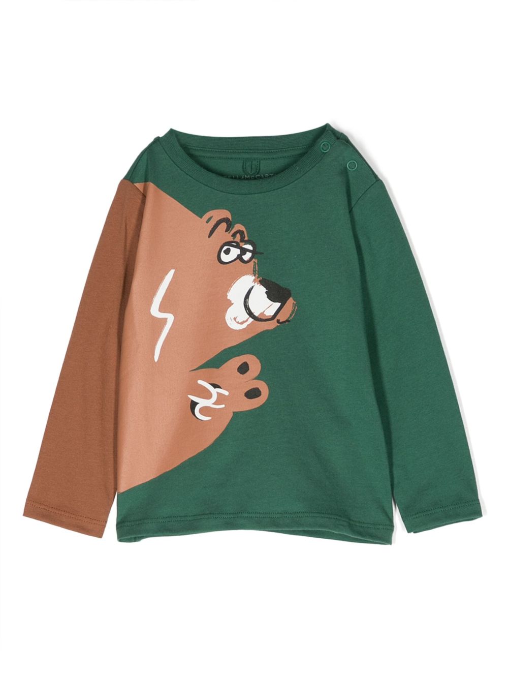 Stella McCartney Kids 图案印花卫衣 - 绿色