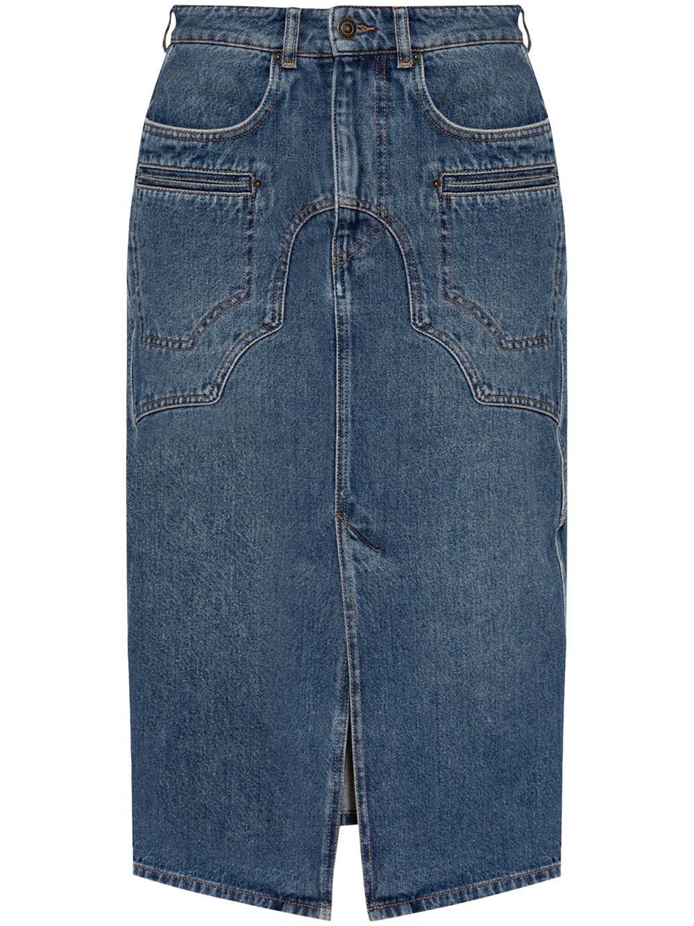 ISABEL MARANT Britt 牛仔半身裙 - 蓝色