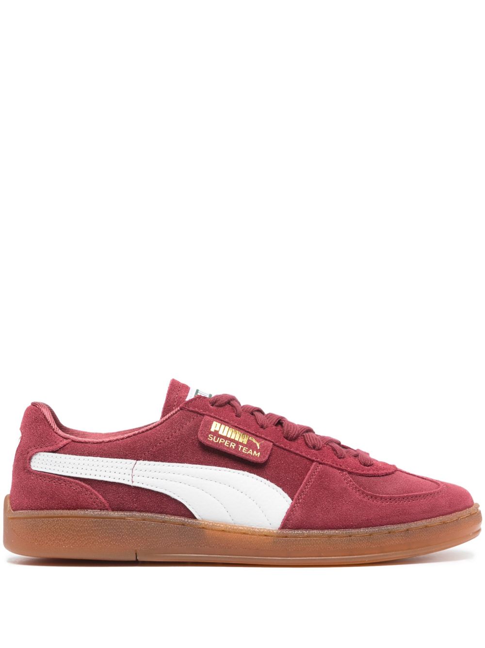 PUMA Super Team 绒面皮运动鞋 - 红色
