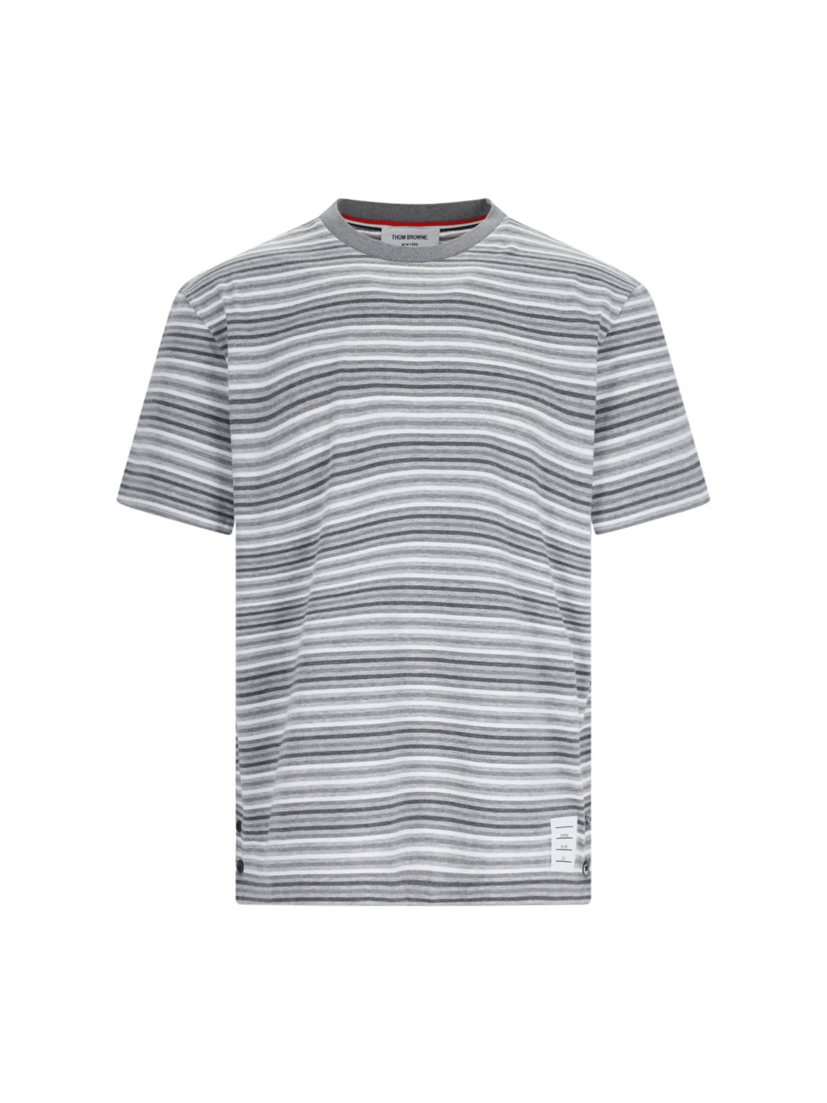 Thom Browne Striped Cotton T-shirt