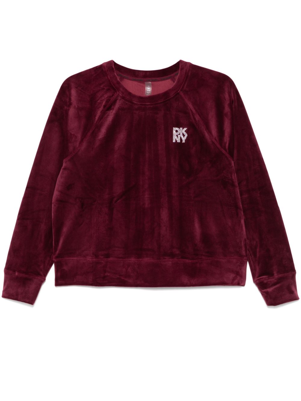 DKNY logo缀饰卫衣 - 红色