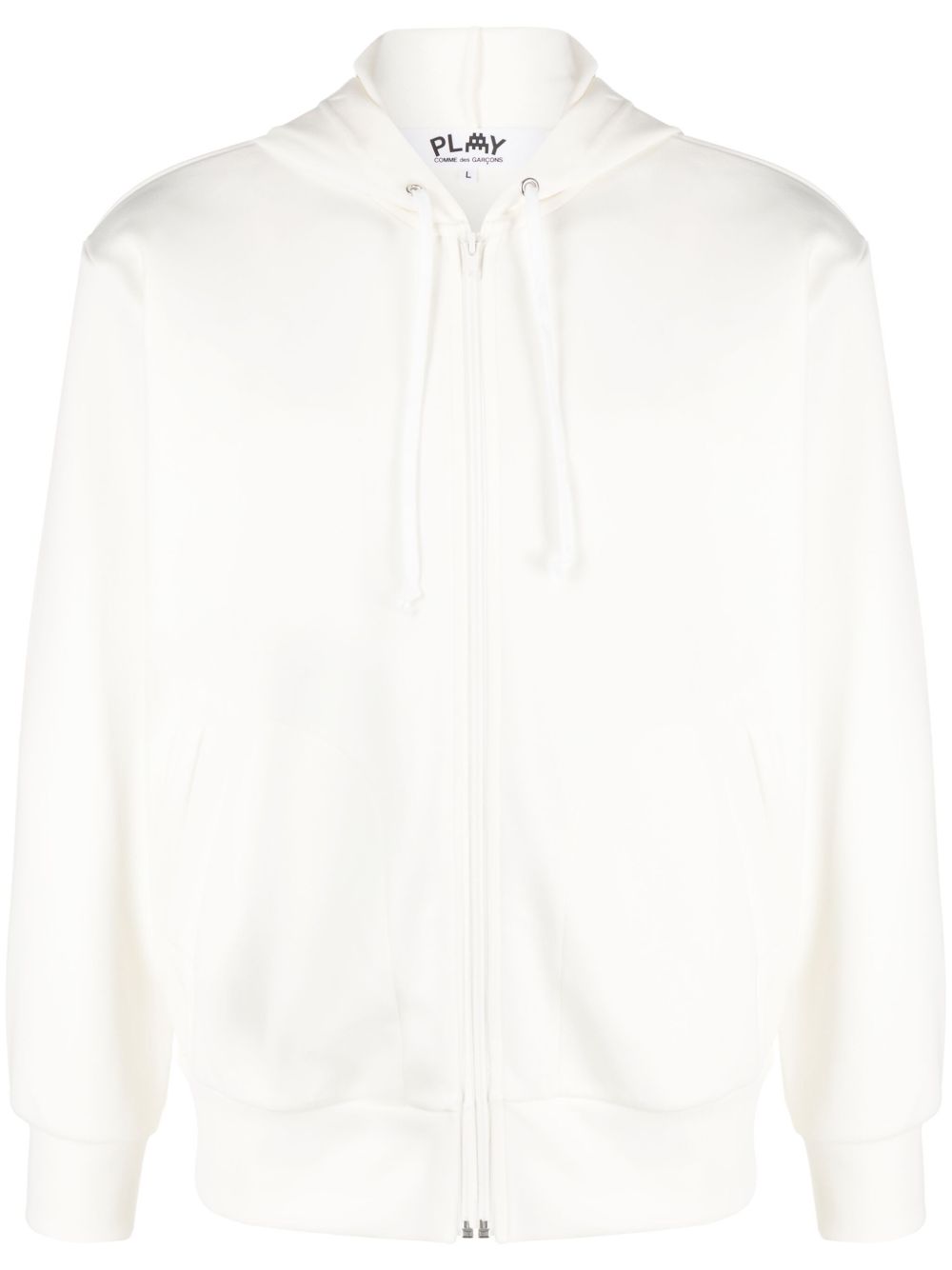 Comme Des Garçons Play x the Artist Invader 马赛克效果贴花连帽衫 - 白色
