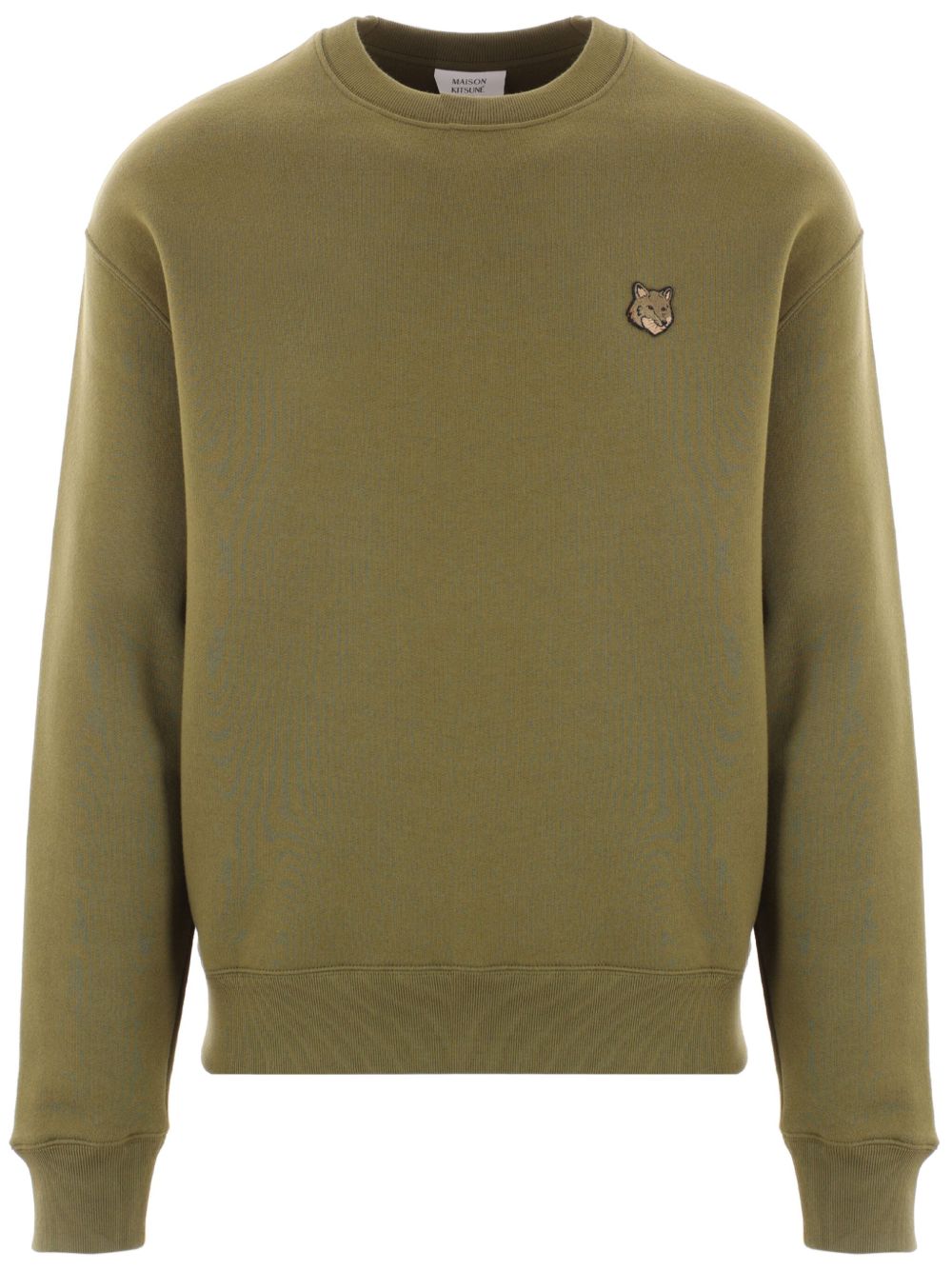 Maison Kitsuné Fold Fox Head 毛衣 - 绿色
