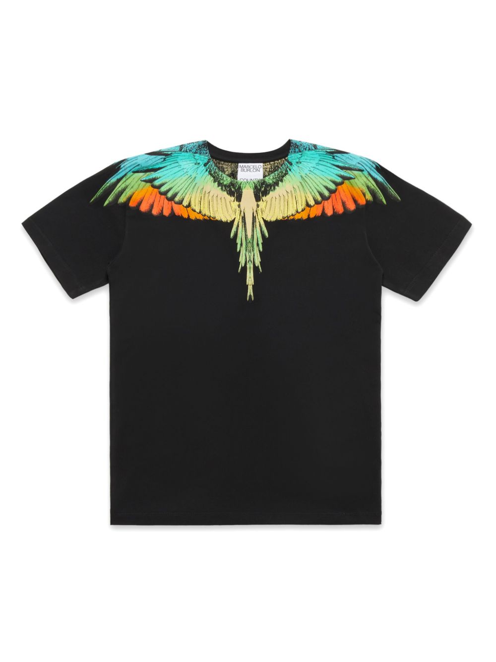Marcelo Burlon County Of Milan Kids Icon Wings 棉T恤 - 黑色