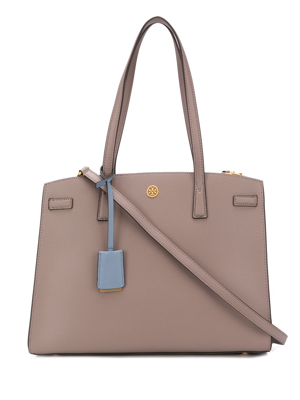 Tory Burch logo标牌手提包 - 中性色
