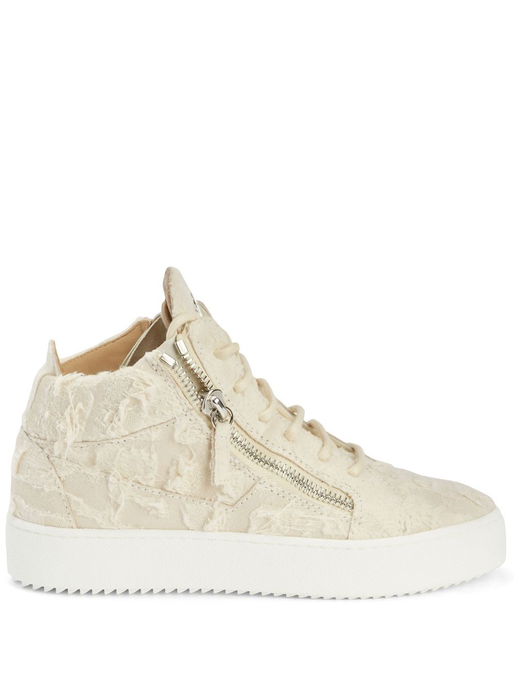 Giuseppe Zanotti Kriss 高帮运动鞋 - 白色