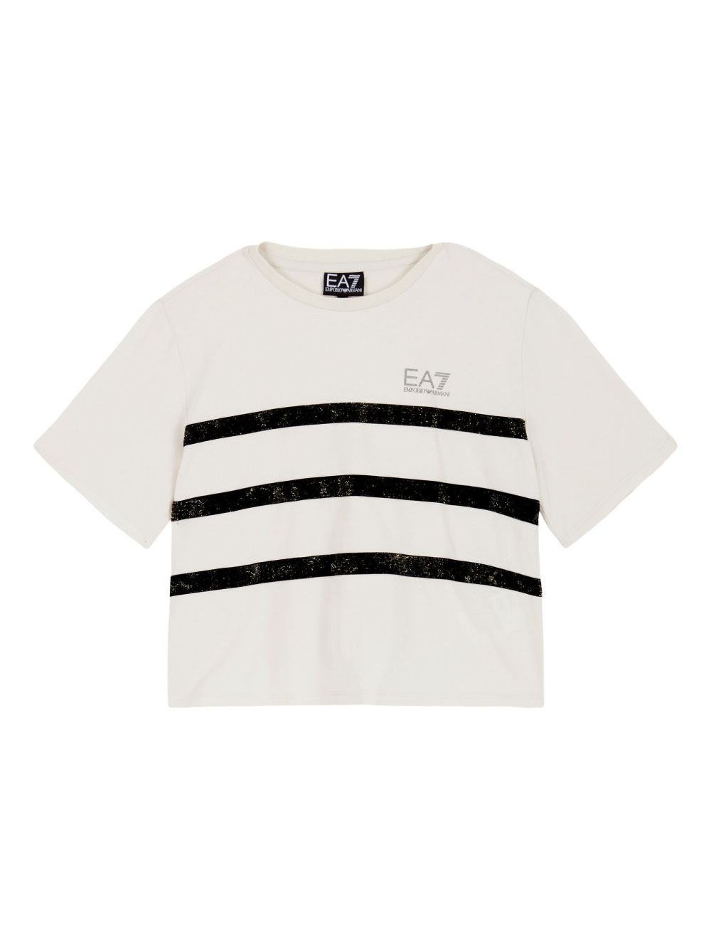 Emporio Armani Kids logo T恤 - 白色