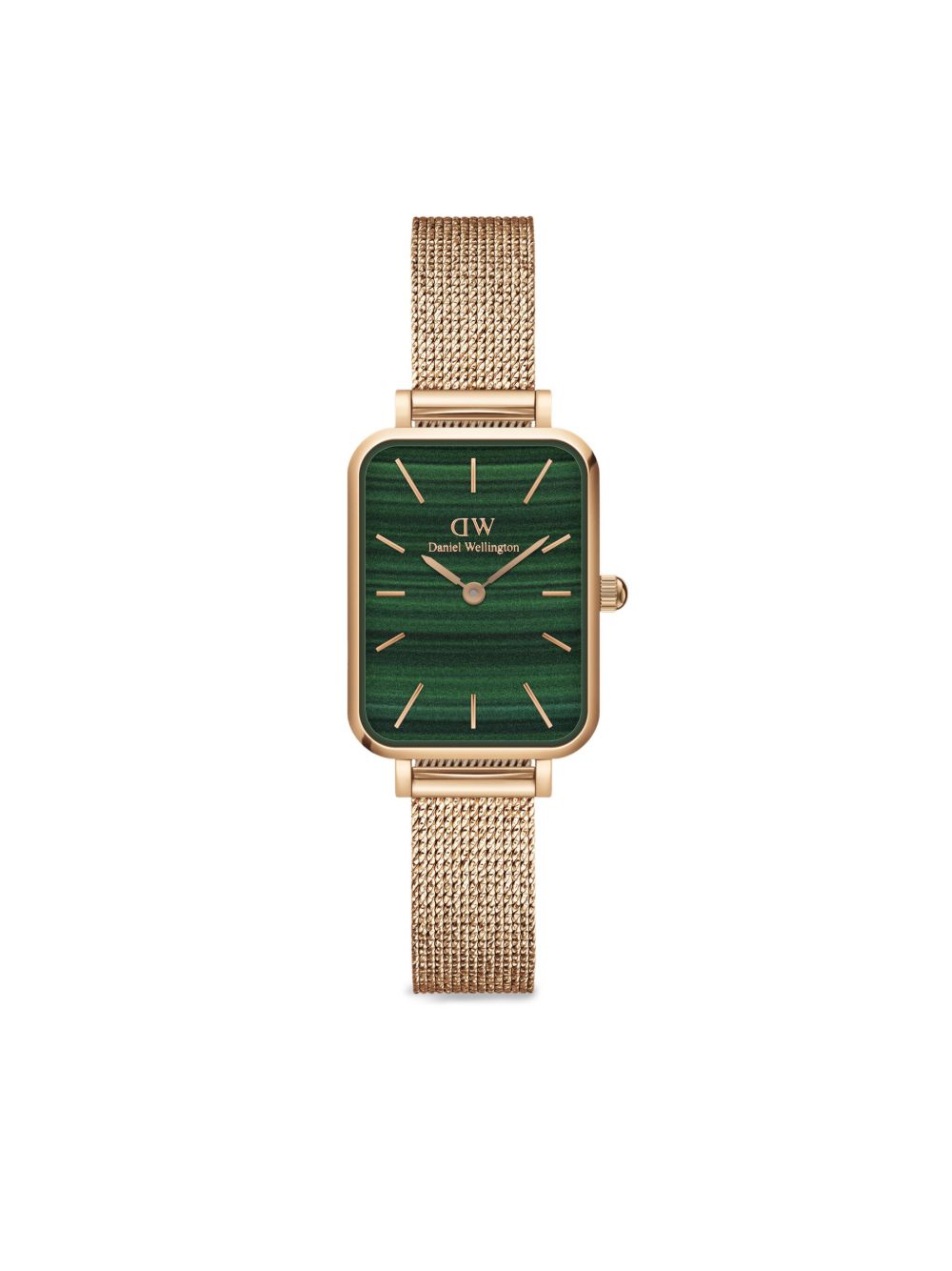 Daniel Wellington Quadro Pressed Melrose 26毫米手链礼品套装 - 绿色
