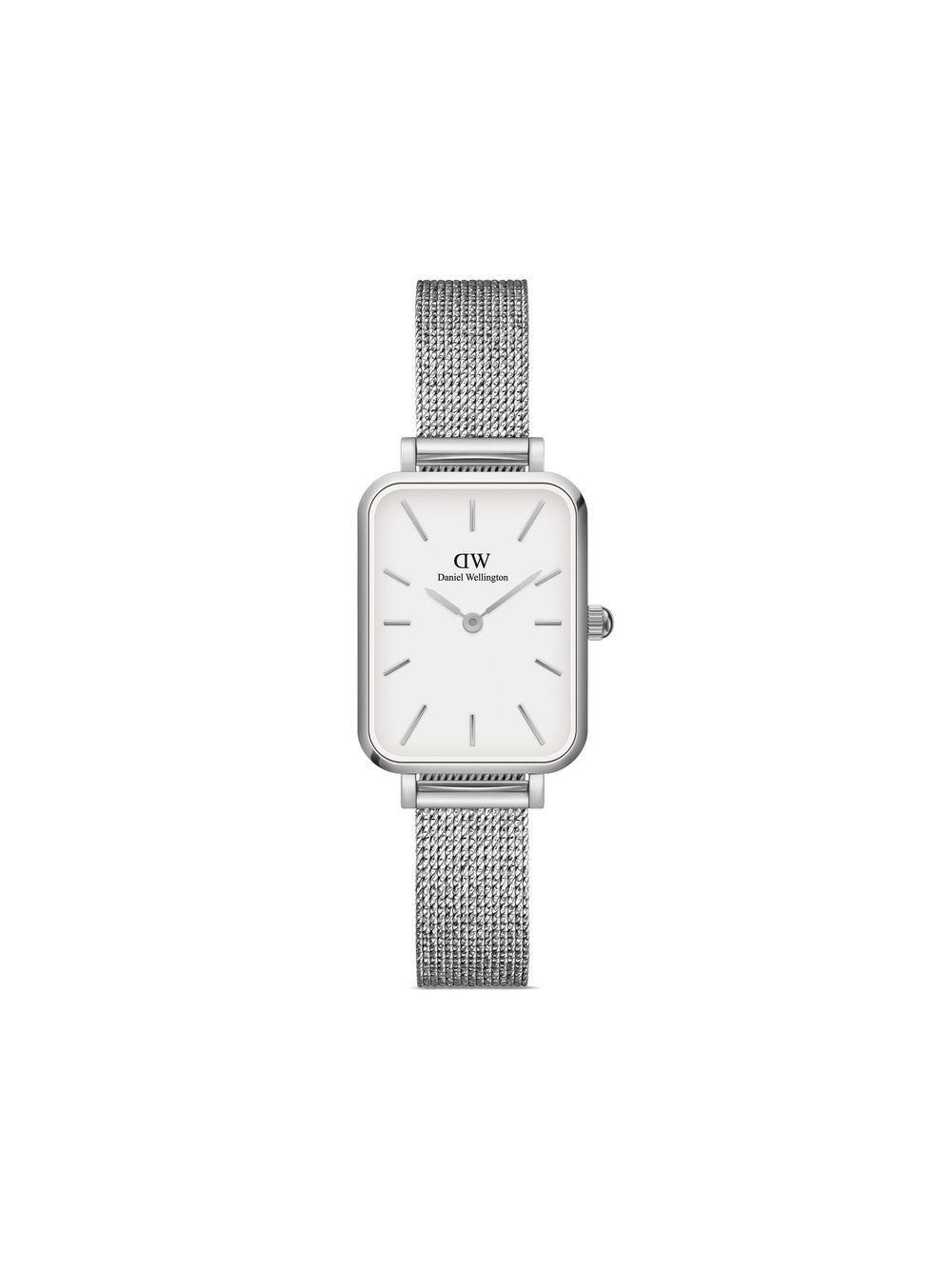 Daniel Wellington Quadro Pressed 20毫米腕表 - 银色
