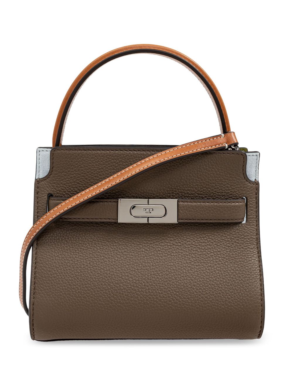 Tory Burch Lee Radziwill 小号斜挎包 - 褐色