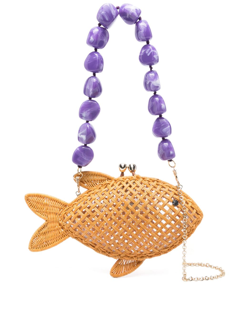 SERPUI Lenny clutch bag - 黄色