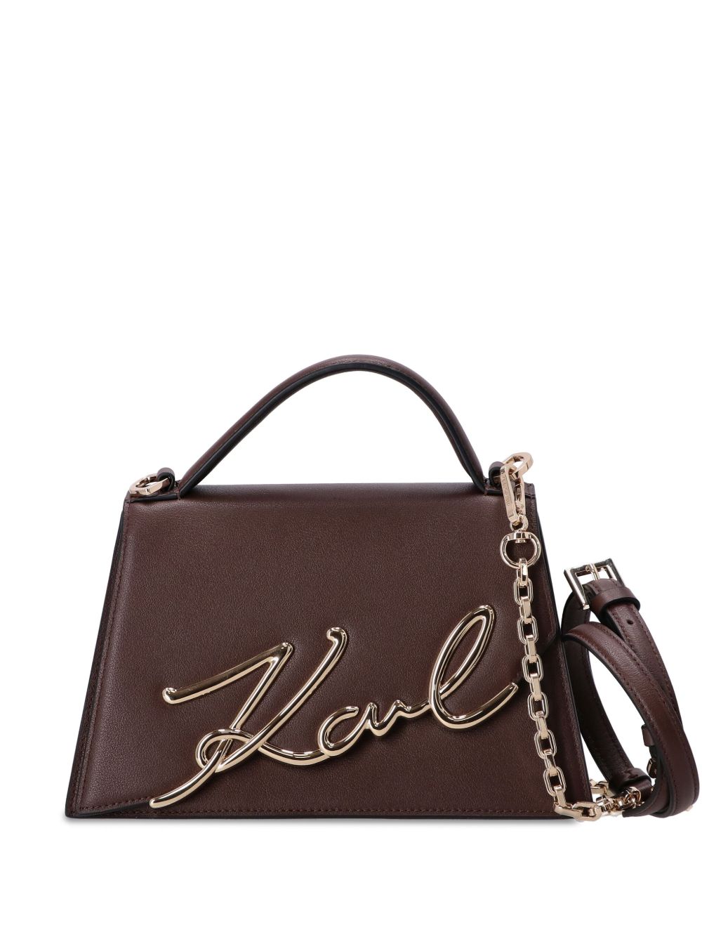 Karl Lagerfeld K/Signature 托特包 - 褐色