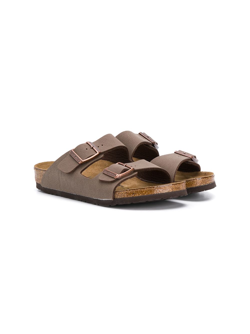 Birkenstock Kids 软木凉鞋 - 褐色