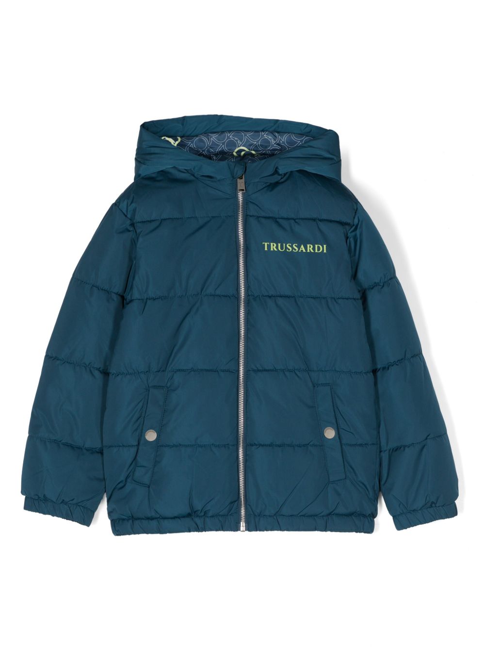 TRUSSARDI JUNIOR 填充夹克 - 蓝色