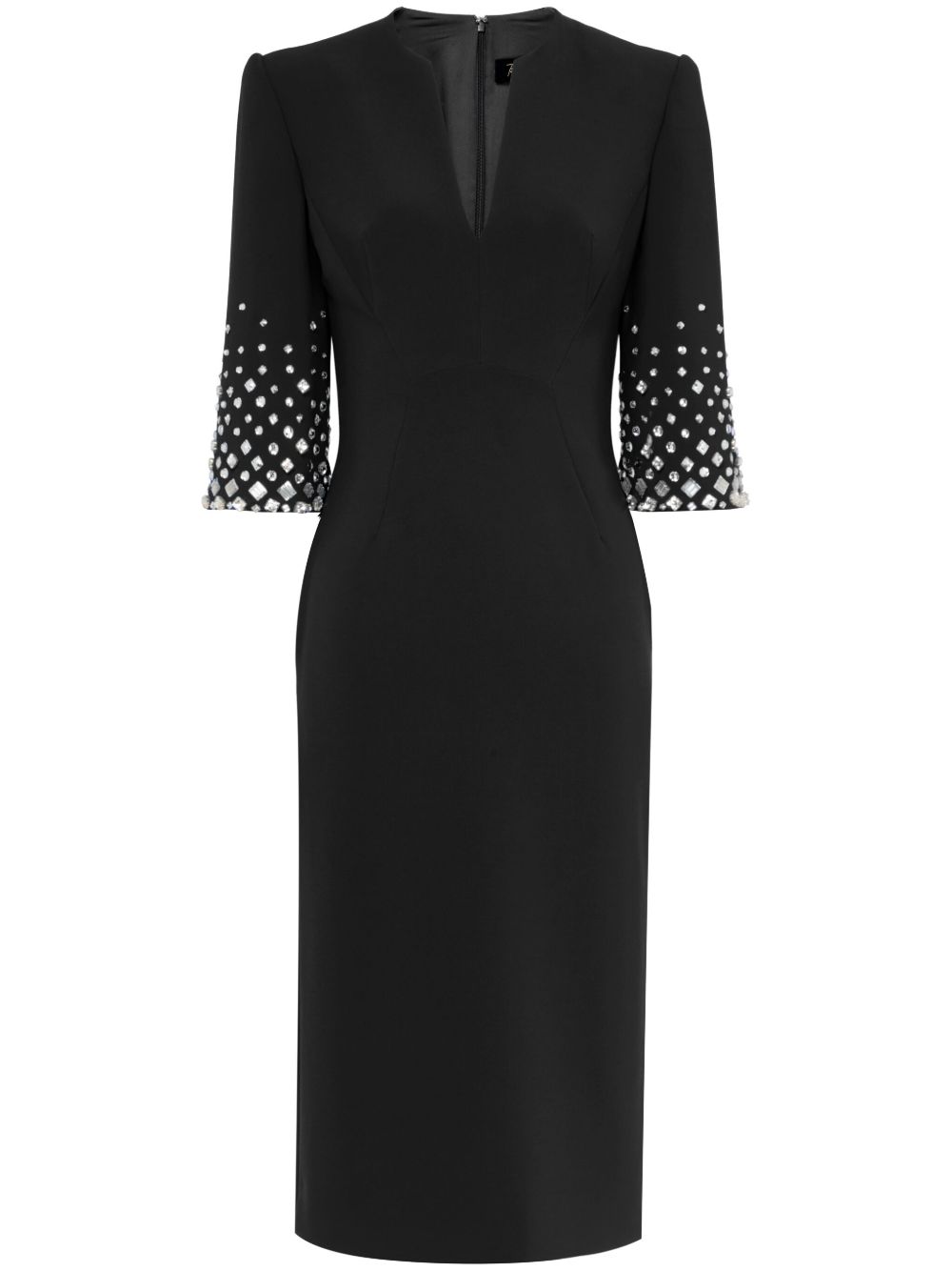 Jenny Packham Layla 连衣裙 - 黑色