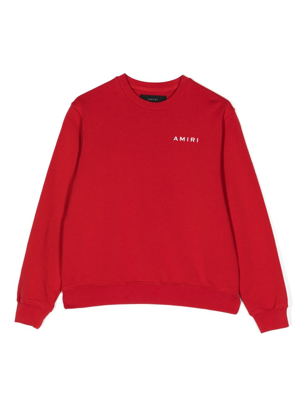 AMIRI KIDS logo图案印花卫衣 - 红色
