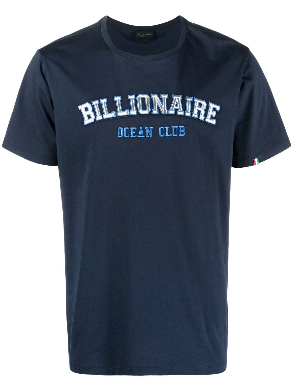 Billionaire logo印花T恤 - 蓝色