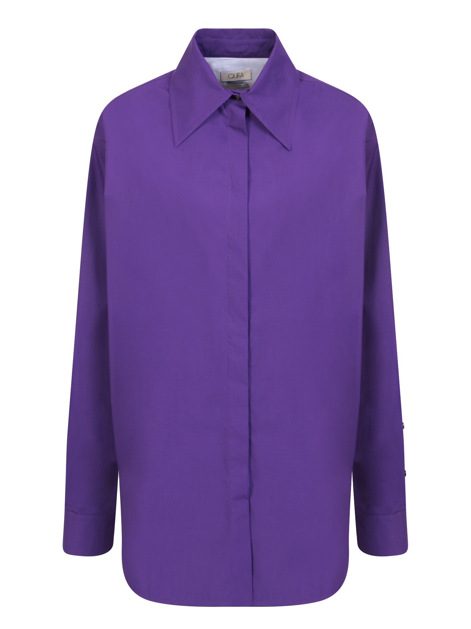 Quira Oversize Purple Shirt