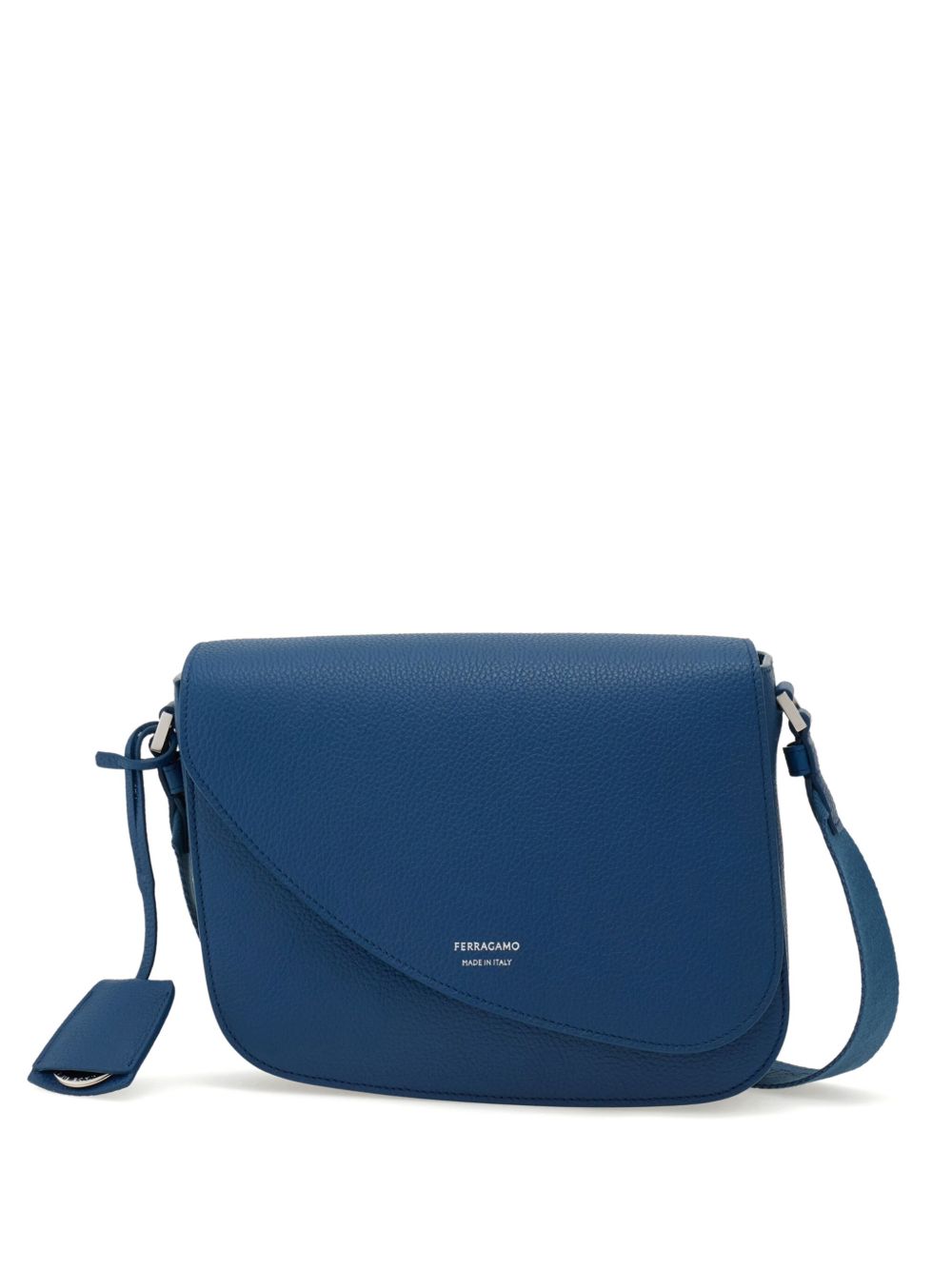 Ferragamo Fiamma 中号斜挎包 - 蓝色