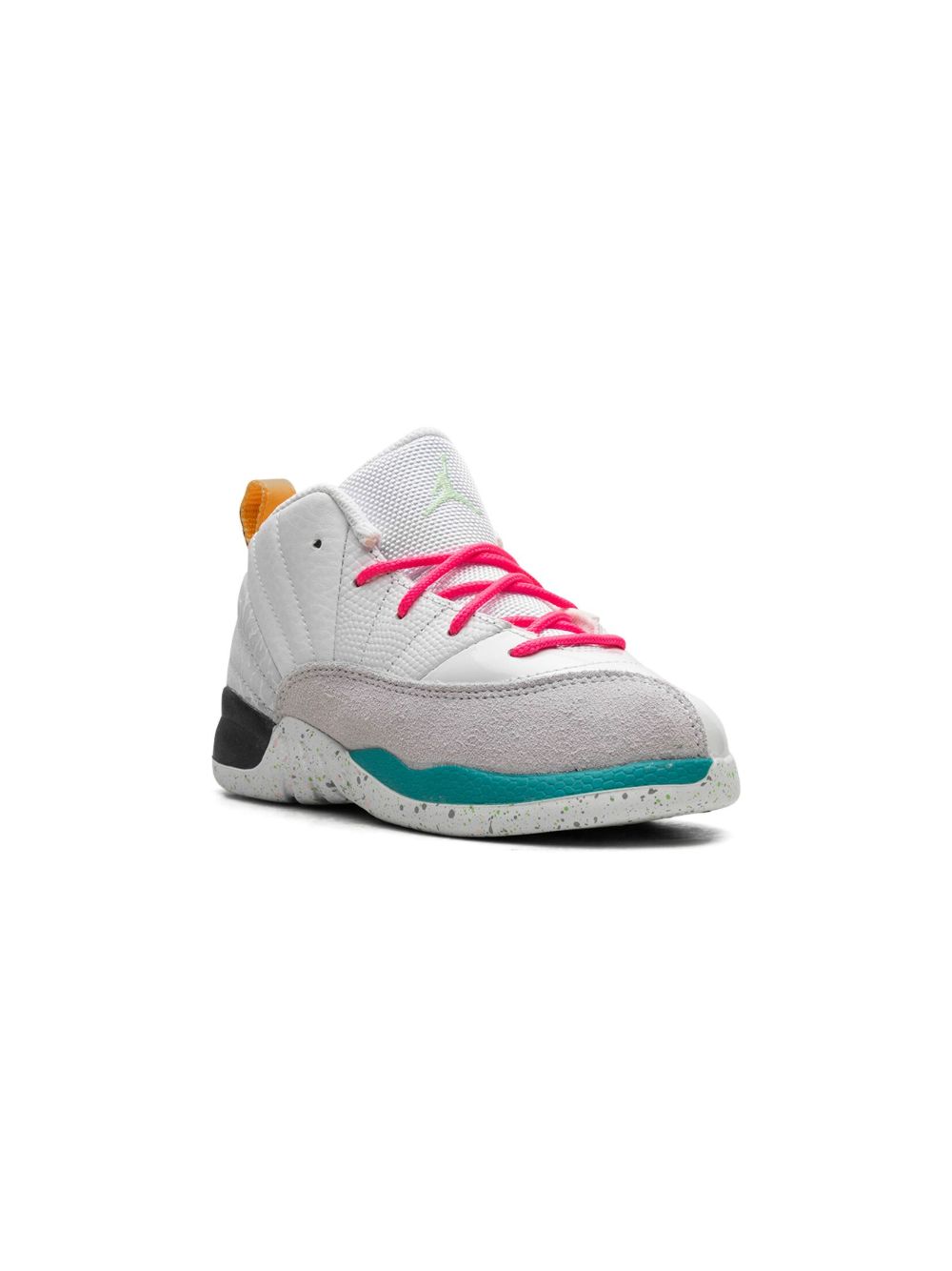 Jordan Kids Air Jordan 12 Vapor Green 运动鞋 - 白色