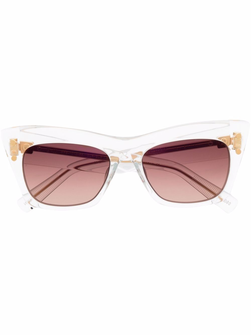 Balmain Eyewear 巴尔曼 B-II 有色镜片太阳眼镜 - 金色