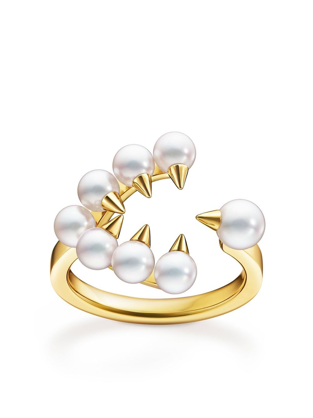 TASAKI Collection Line Danger Trap 18K黄金戒指 - 金色
