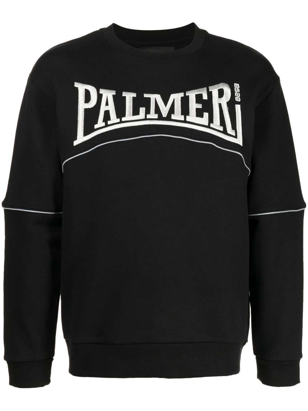 Palmer logo刺绣卫衣 - 黑色