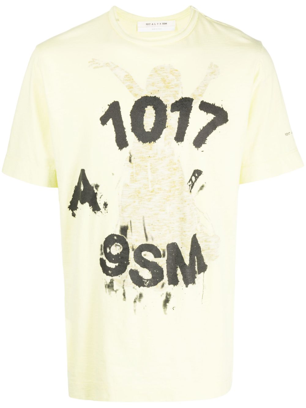 1017 ALYX 9SM logo印花棉T恤 - 黄色