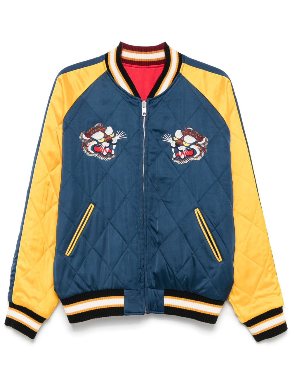 Kenzo Star Tiger Souvenir 飞行员夹克 - 黄色