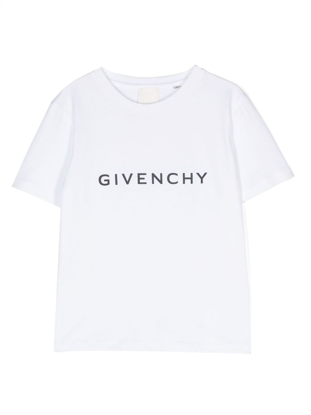 Givenchy Kids logo印花棉T恤 - 白色