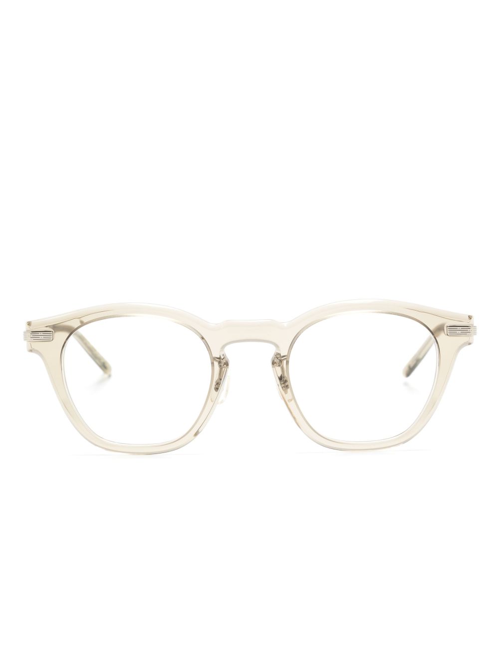 Oliver Peoples Len 圆形镜框眼镜 - 中性色