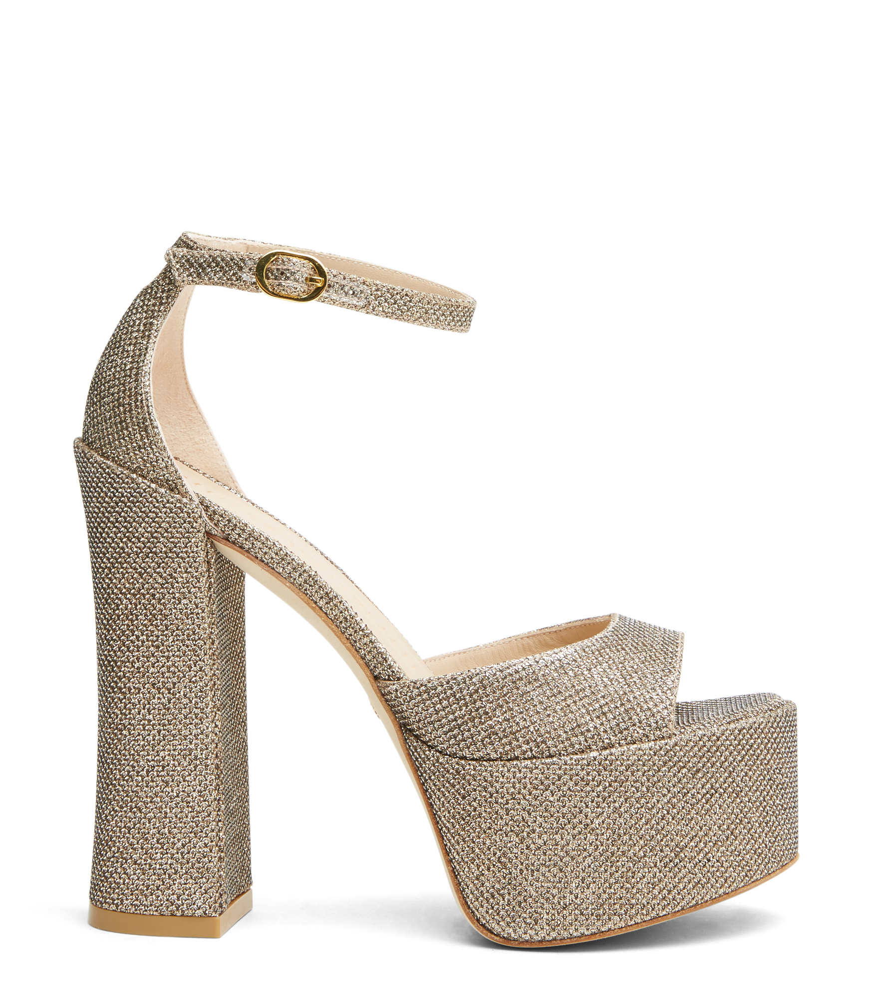 Stuart Weitzman Skyhigh 145 Platform Sandal - Woman Sandals Adobe 36.5