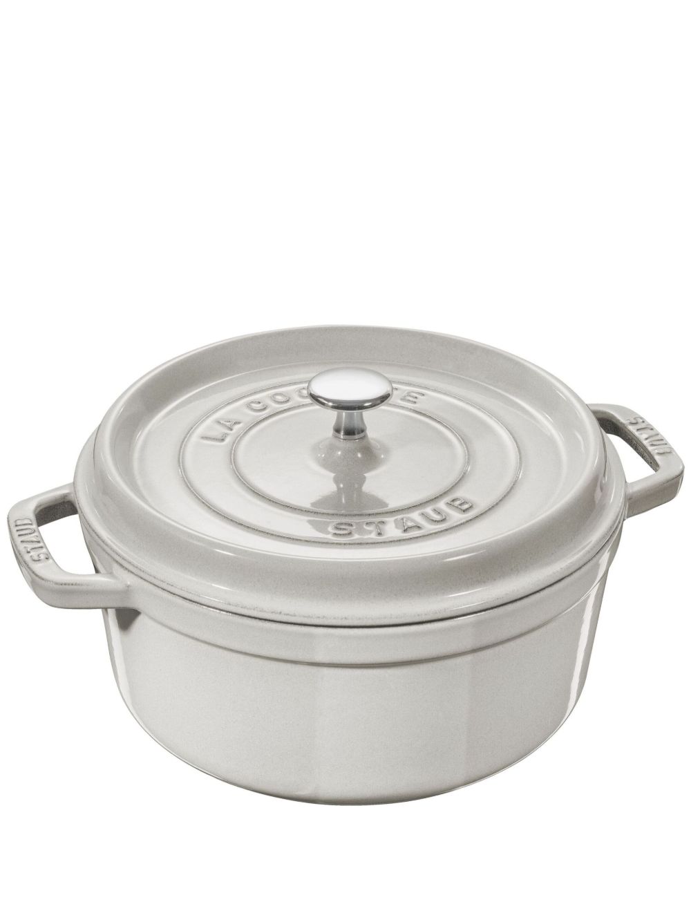 Staub Tonda 砂锅（26厘米） - 白色