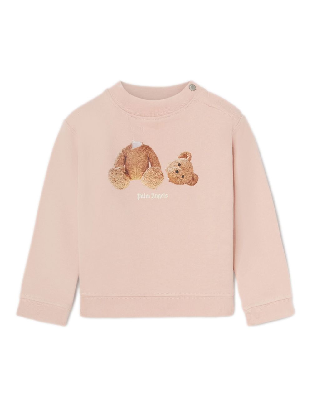 Palm Angels Kids Broken Bear 棉卫衣 - 粉色