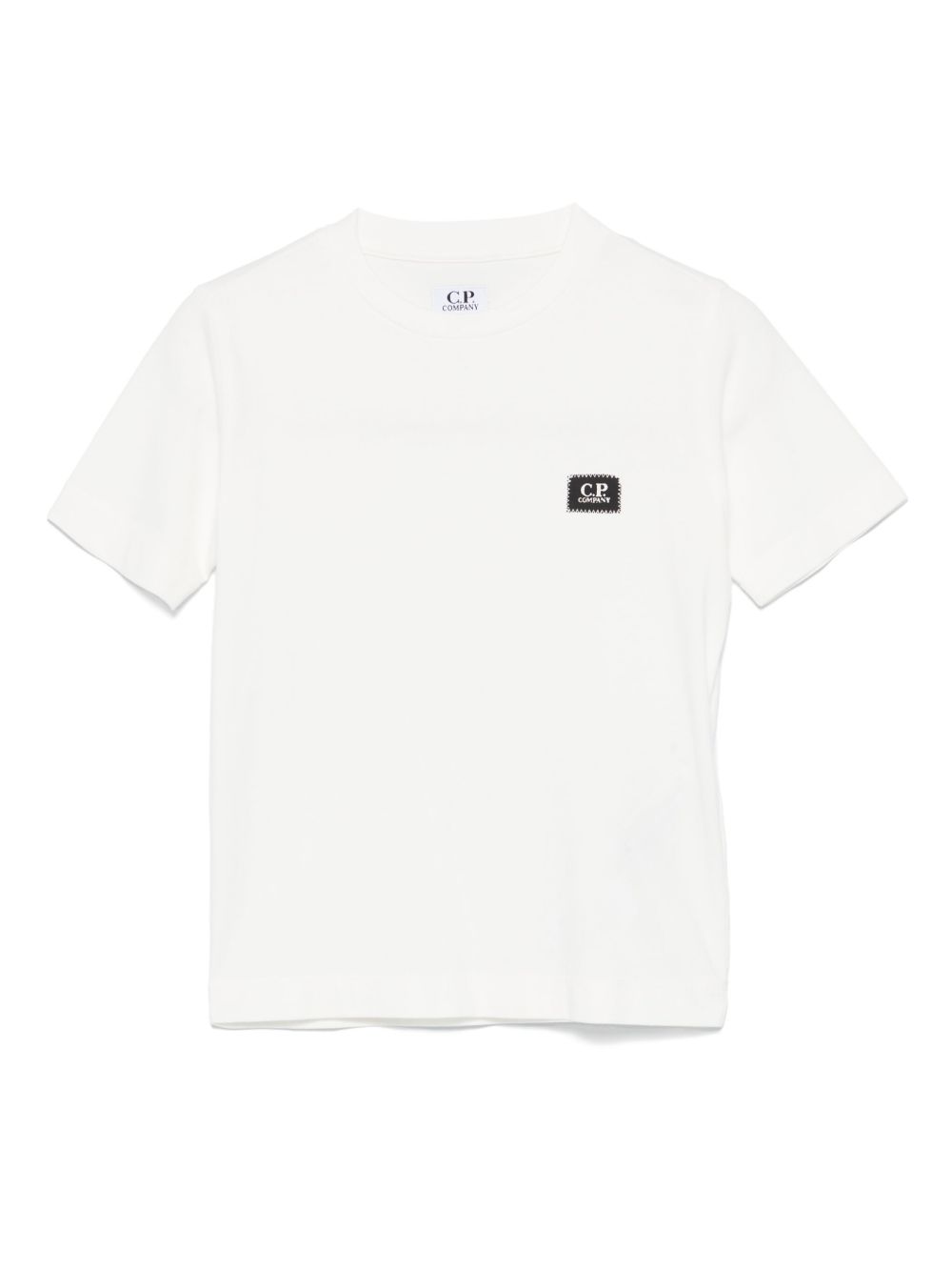 C.P. Company Kids logo印花T恤 - 白色