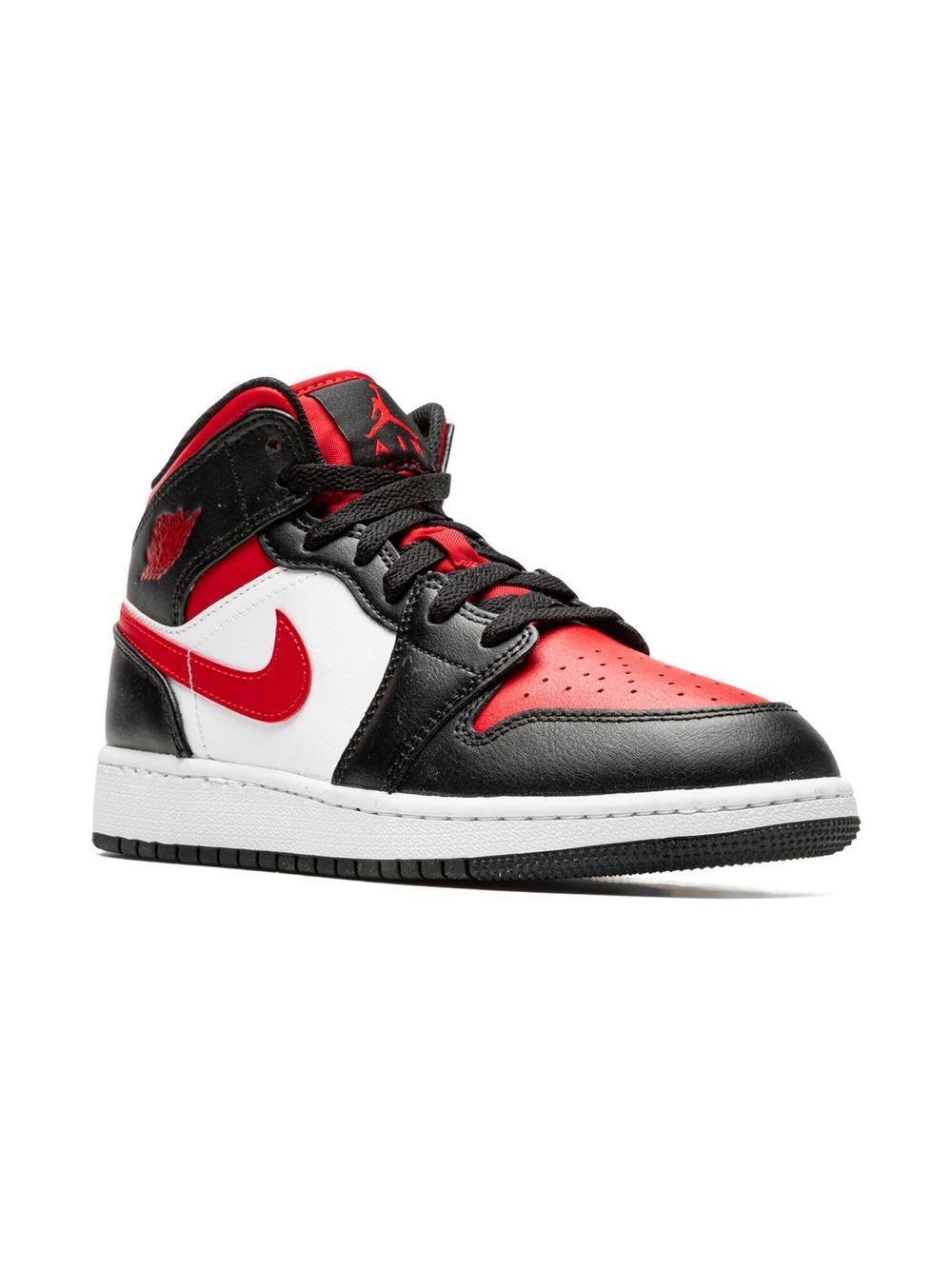 Jordan Kids Air Jordan 1 Mid 运动鞋 - 黑色