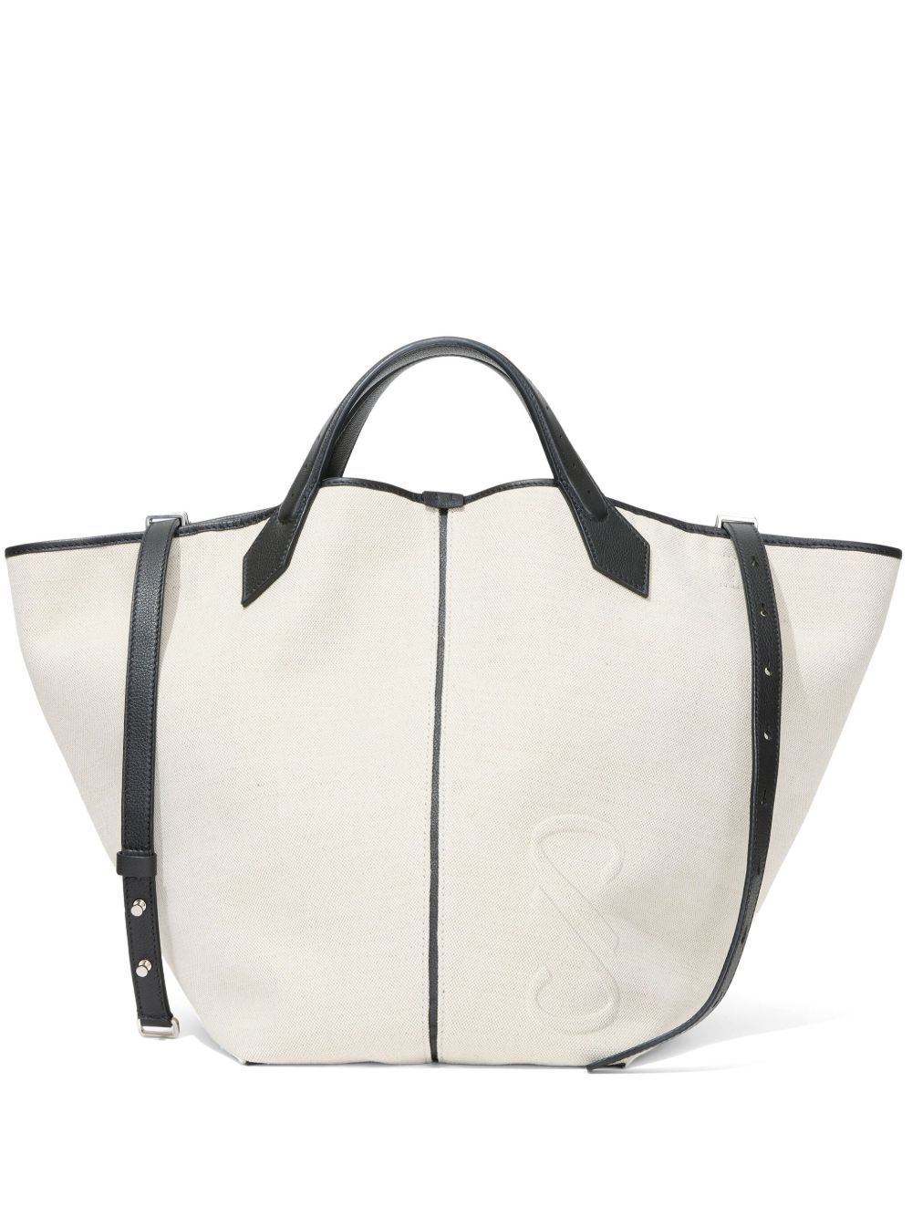 Proenza Schouler XL PS1 帆布托特包 - 白色